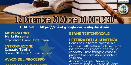 Il Processo all’Europa, 3ª edizione