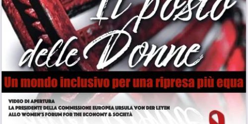 “Il Posto delle Donne” – Un mondo inclusivo per una ripresa più equa