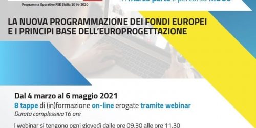 La nuova programmazione dei fondi europei e i principi base dell’europrogettazione