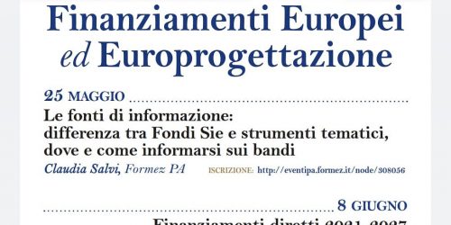 Finanziamenti Europei ed Europrogettazione