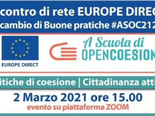 Incontro di rete Europe Direct – Scambio di buone pratiche #ASOC2122
