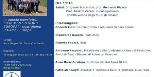 BiogenerationTeam, da Acireale a Bruxelles