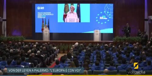 Von der Leyen a Palermo: “L’Europa è con voi”