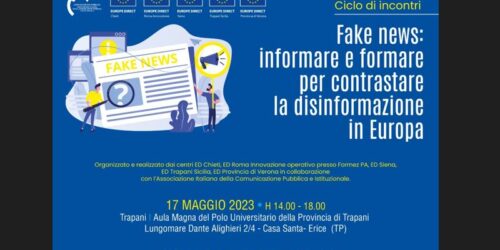 Ciclo di incontri: Fake news: informare e formare per contrastare la disinformazione in Europa