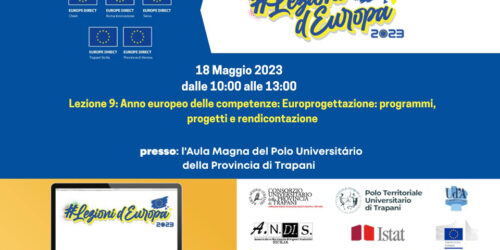 Lezione 9: Europrogettazione: programmi, progetti e rendicontazione