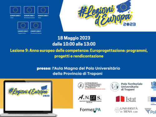 Lezione 9: Europrogettazione: programmi, progetti e rendicontazione