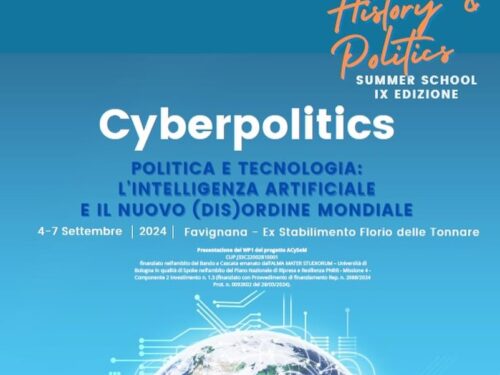 Cyberpolitics –  POLITICA E TECNOLOGIA: L’INTELLIGENZA ARTIFICIALE E IL NUOVO (DIS)ORDINE MONDIALE
