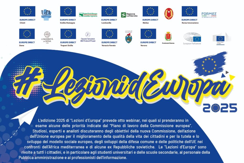locandina lezioni d'europa 2025