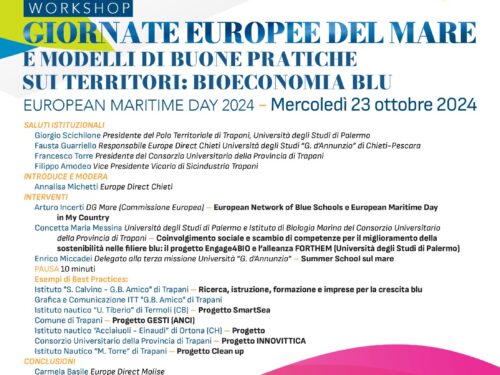 Bioeconomia blue: confronto e scambio di buone pratiche tra Abruzzo, Molise e Sicilia