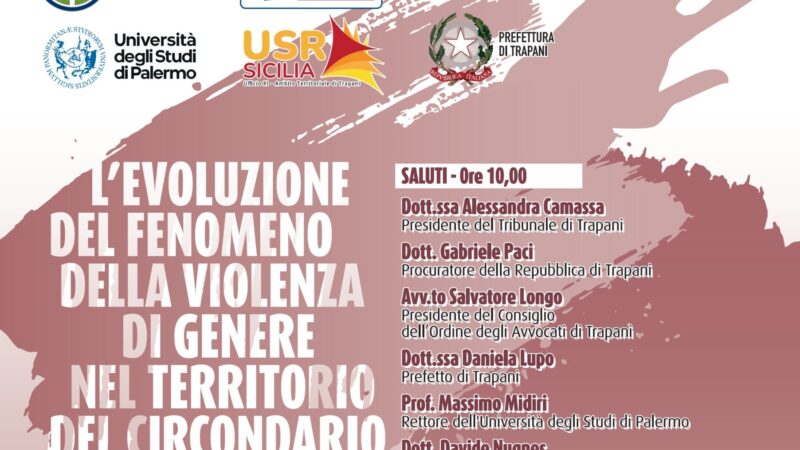 L’evoluzione del fenomeno della violenza di genere nel territorio di Trapani