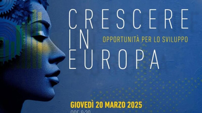Palermo, il 20 marzo l’evento “Crescere in Europa”