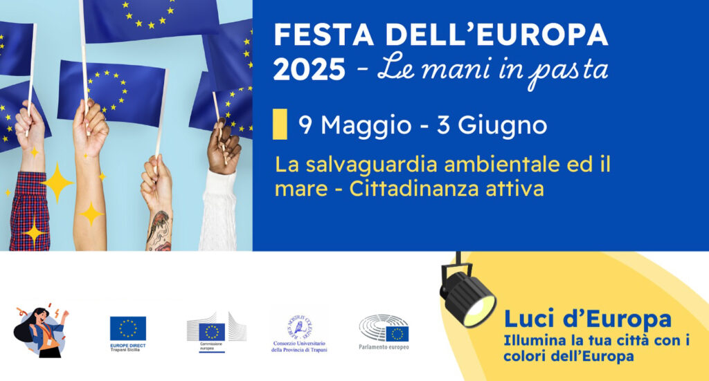locandina festa dell'europa 2025 9 maggio3 giugno sicilia